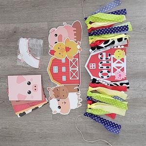 1st Birthday Farm Theme decor